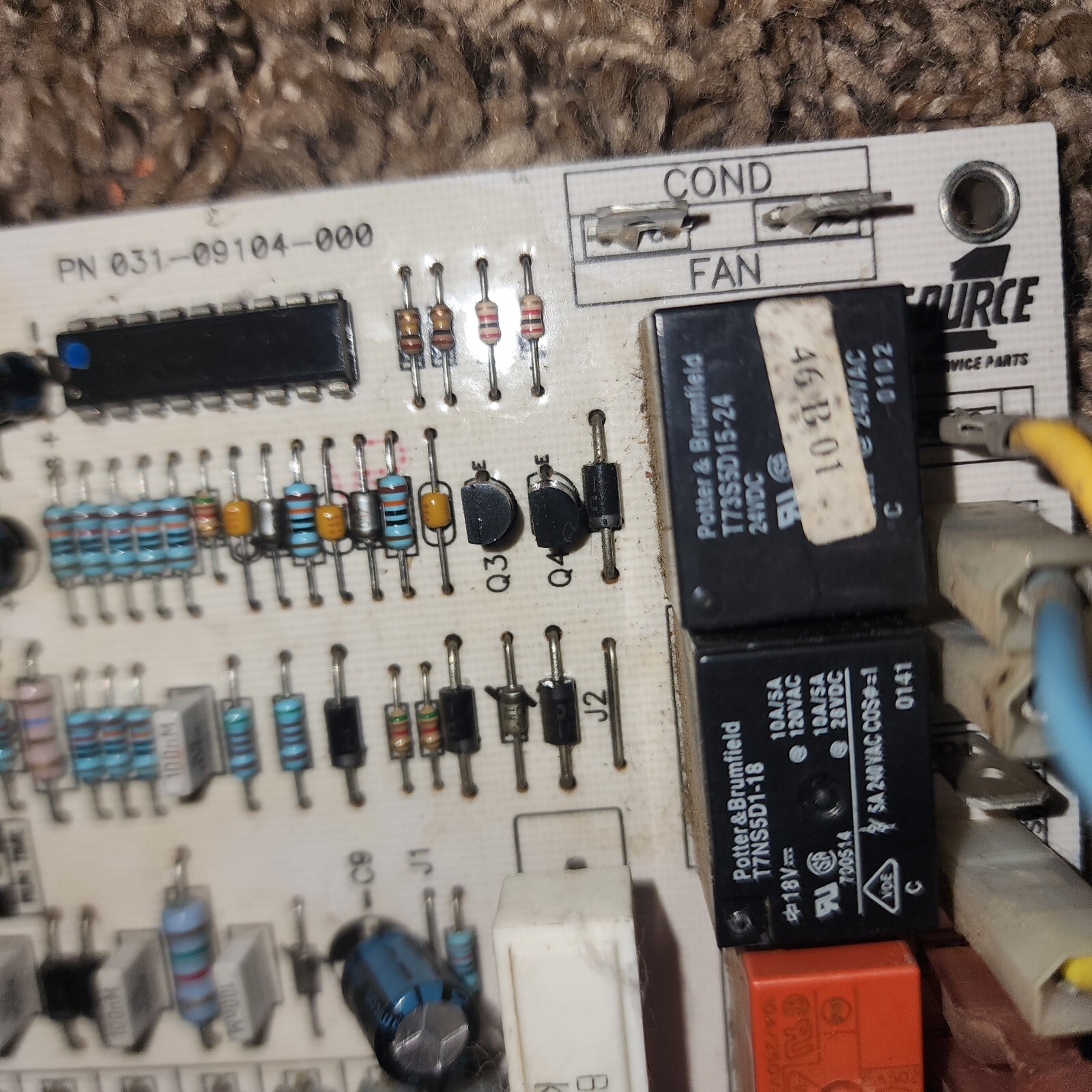 Source1 HVAC Control Circuit Board (031-01267-001A) Made In Mexico