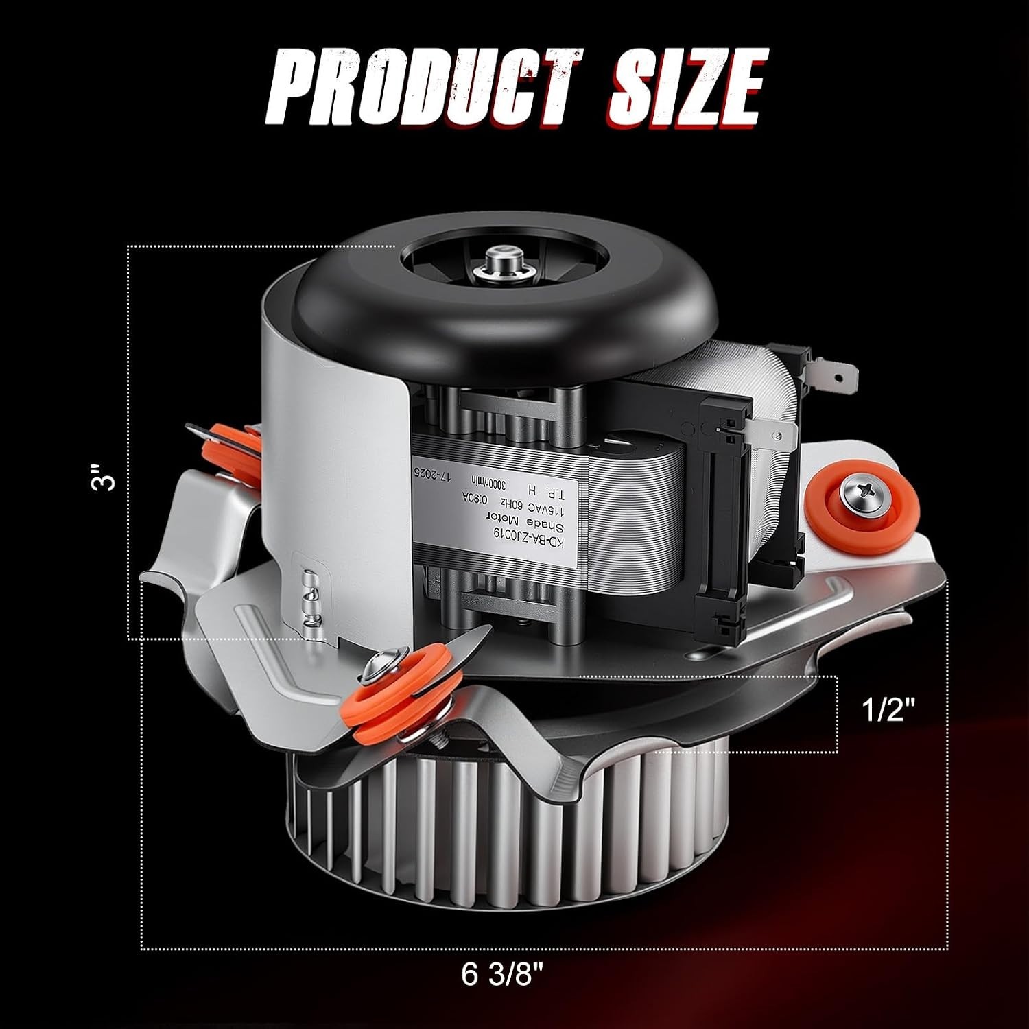 HC21ZE121A Furnace Draft Motor Compatible with Carrier, Bryant, Payne, J238-1…