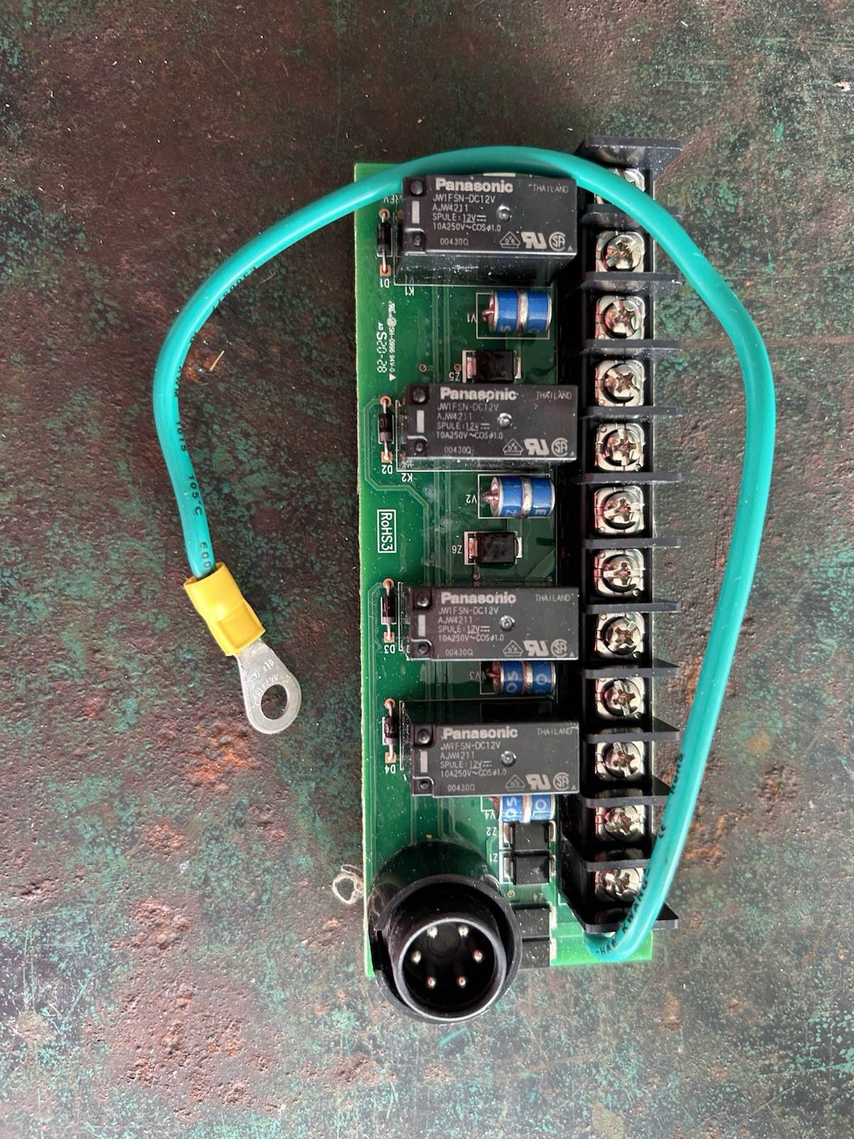 Generac Power Systems 12V 25A Relay Board Rev B for Generator 0G6962A/B