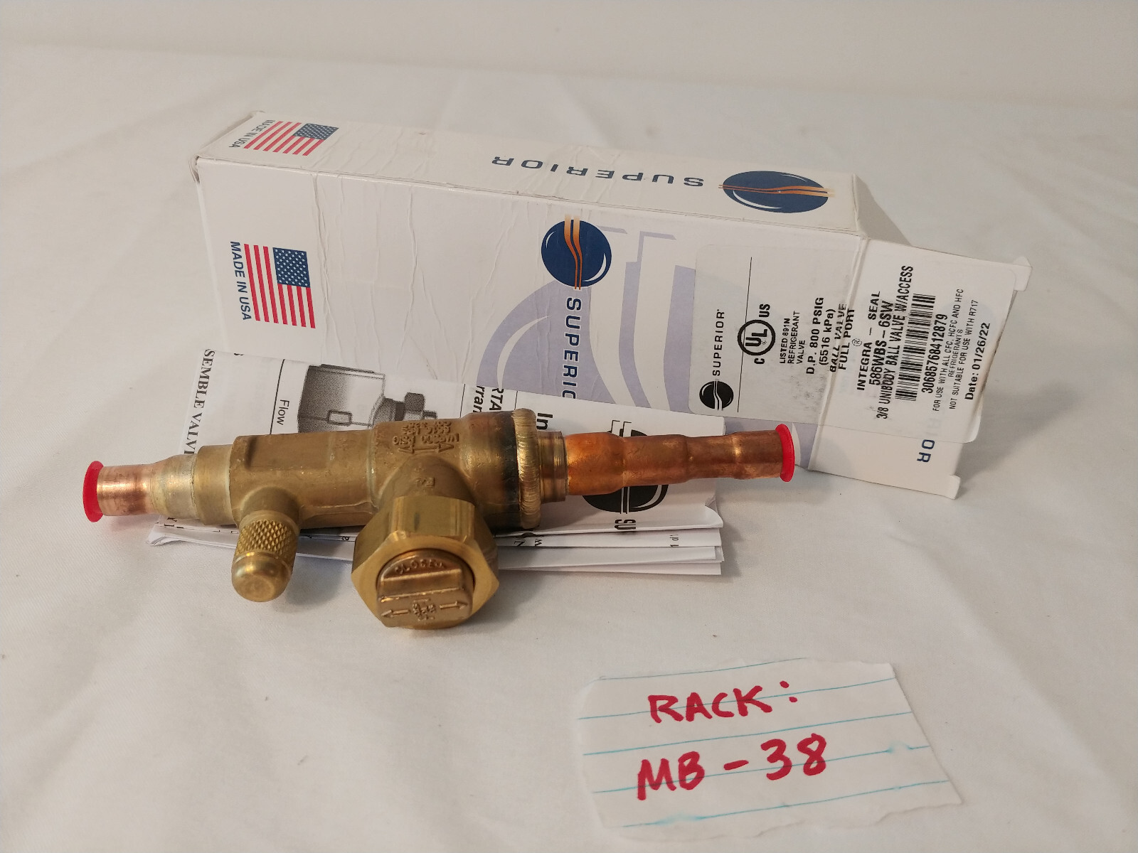 SUPERIOR 586WBS-6SW 3/8″ ODS UBV BALL VALVE