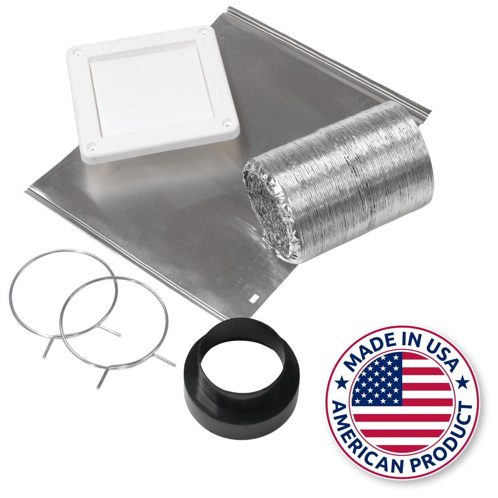 Homewerks Worldwide Homewerks Hw481-Ul181 Wall Vent Duct Kit For Exhaust Fan
