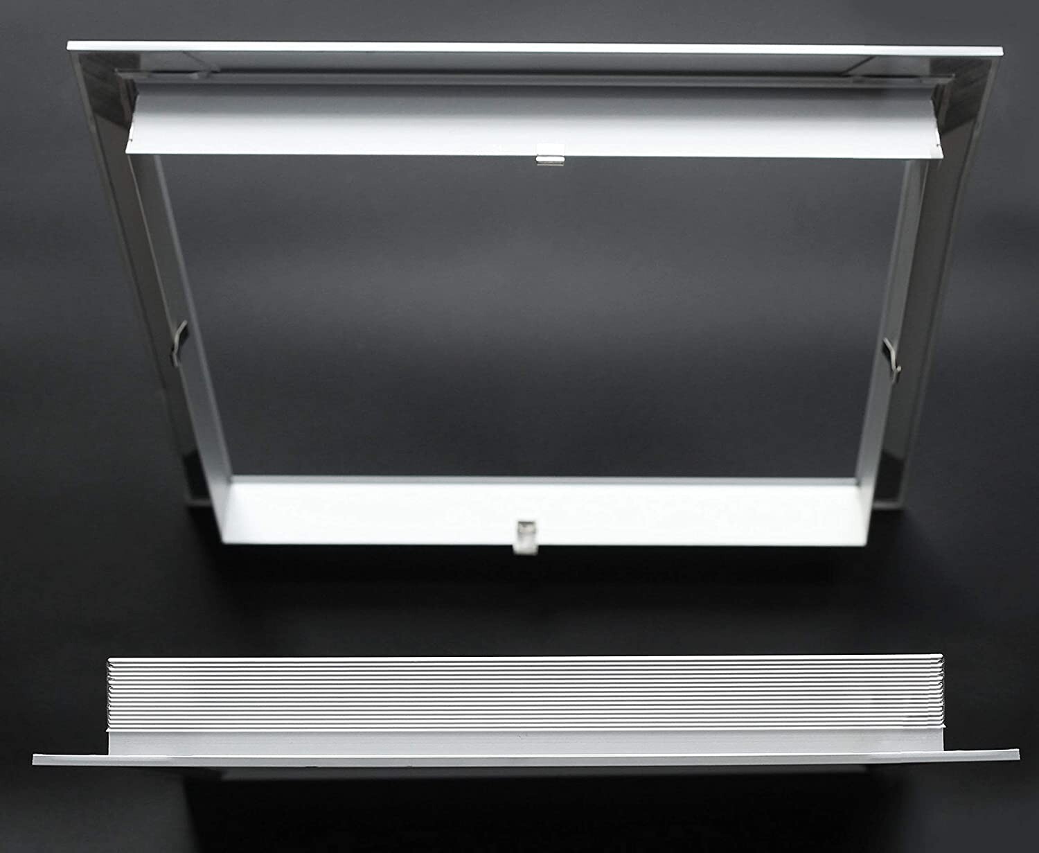 HVAC Premium Return Air Grille 12×12 Aluminum Privacy Vent Door ‎DG-A1212 – NEW