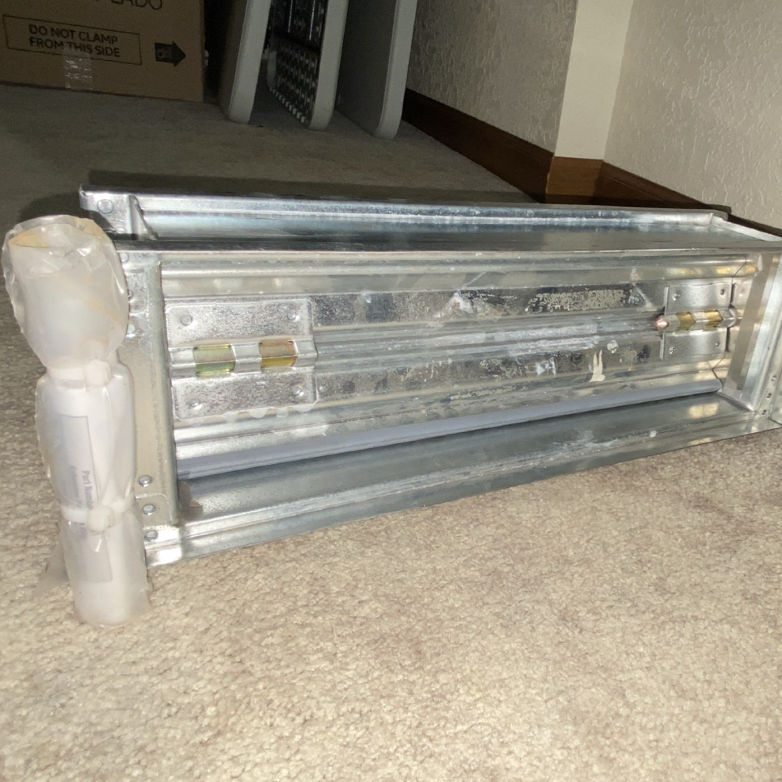 Galvanized Steel Rectangular Manual Damper for HVAC Duct Air Flow Control System