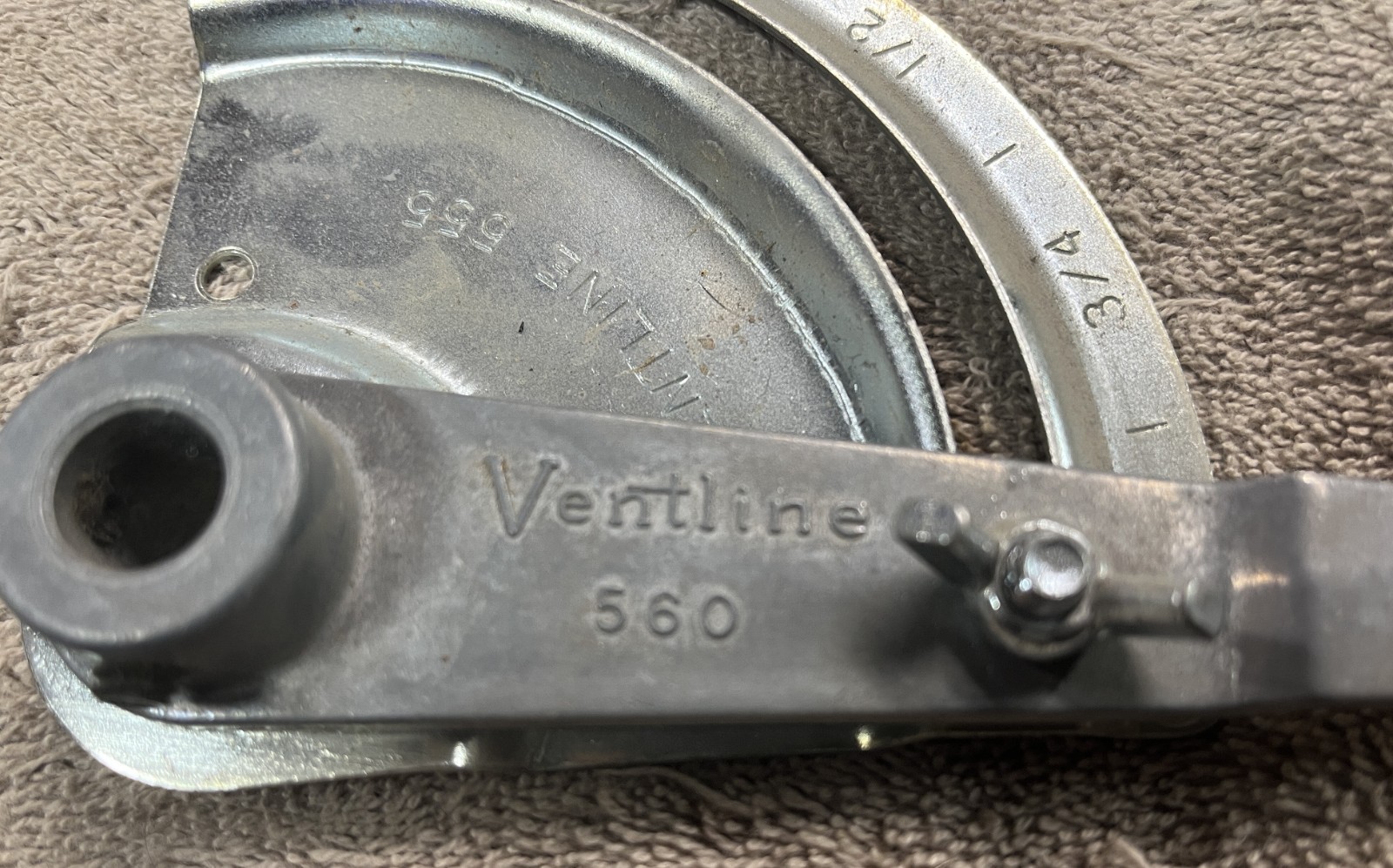 Ventline 1/2″ Quadrant Damper Regulator Handle – Round Rod – 560 – Lot Of 2