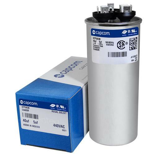 Goodman Replacement 40/5 uf MFD x 440 VAC # C4405R Genteq GE Dual Capacitor