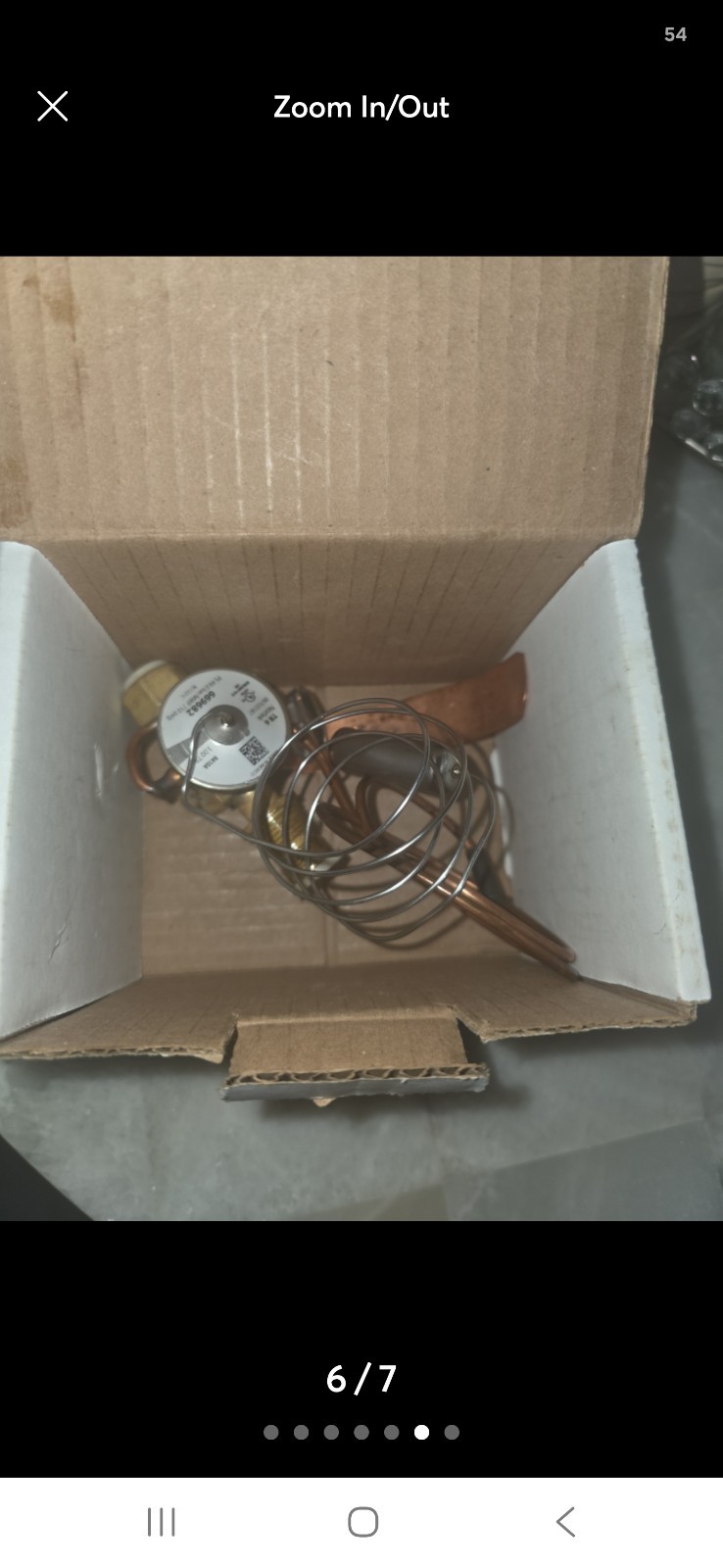 Nordyne 669682 REPLACEMENT TXV THERMOSTATIC EXPANSION VALVE