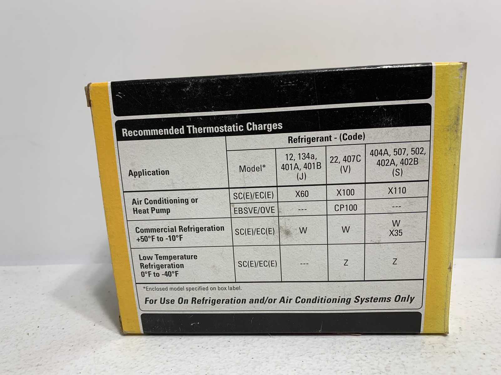 Sporlan ECE-12-1/2-ZX200 Expansion Valve 5/8 x 7/8 ODF 60in Cap Tube