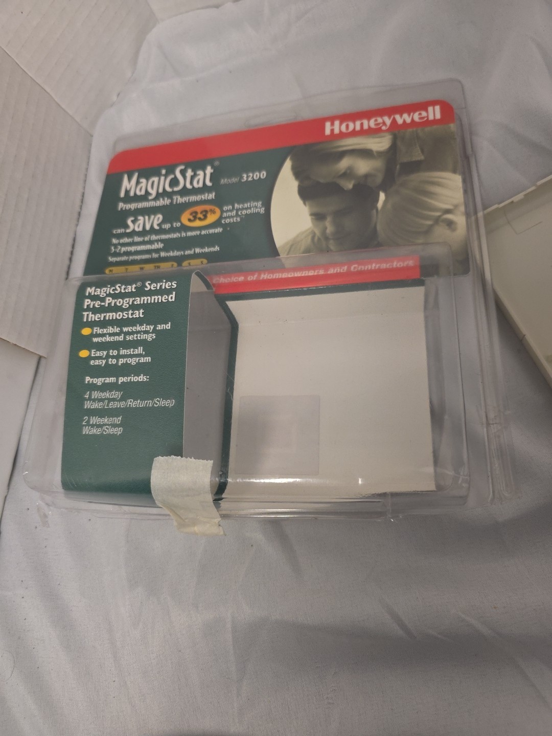Thermostat Honeywell CT3200 5 and 2 day Programmable Beige Heat / Cold
