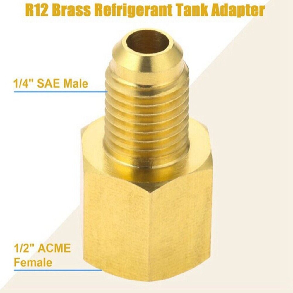 3pcs Vacuum Pump Adapter For R134a R12 R22 R410a Hvac Service High Quality