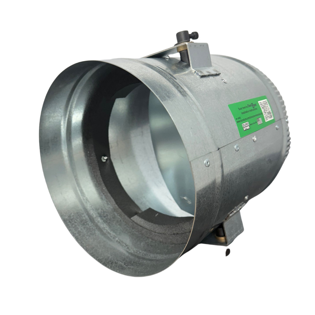 Durozone 8 inch round bypass barometric pressure relief damper