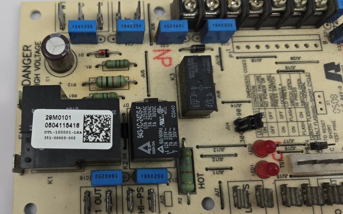 LENNOX Defrost Control Board 29M0101 DTL-100001-LXA