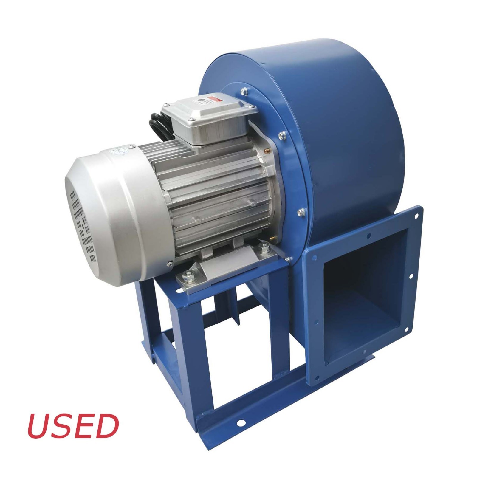 Used 1059CFM Industrial Centrifugal Blower W/ Bracket High Power Blower Fan