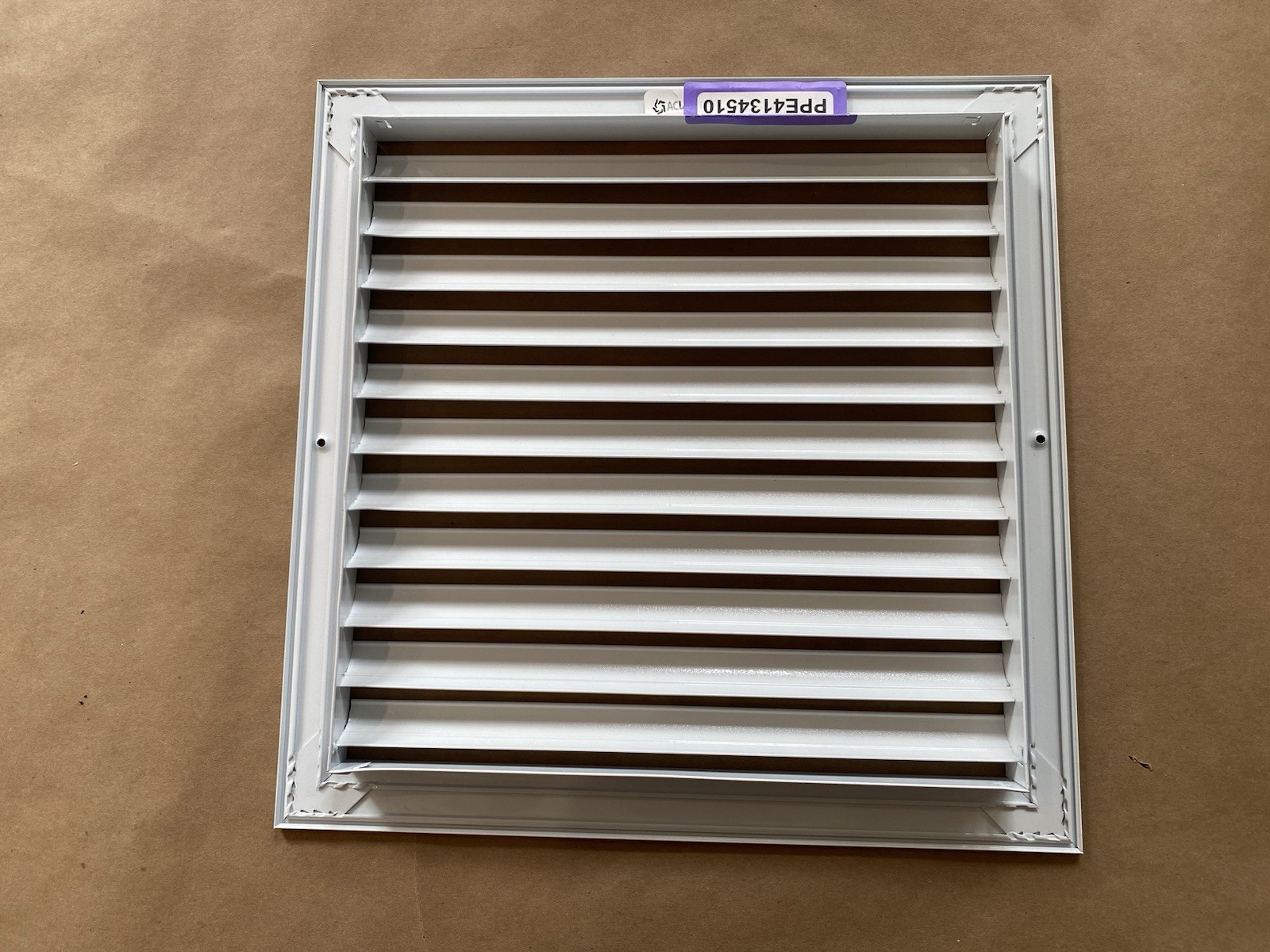 12×12 Aluminum Return Air Grille White Ceiling Wall HVAC Vent Cover