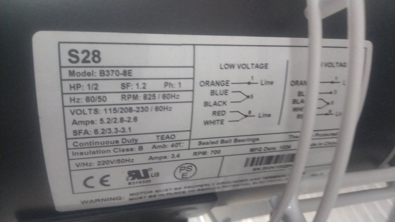 Dayton 484X59 1/2 HP 825 RPM 115VAC 36 In Blade Dia Guard-Mounted Exhaust Fan