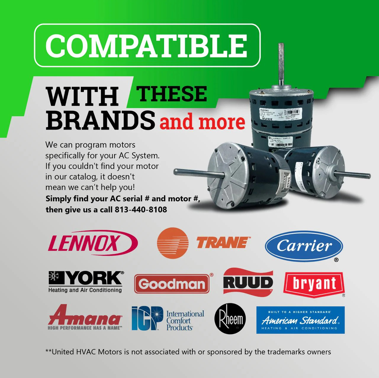 Comfortmaker PGF348120HT1A1 Blower Motor X13 1 HP