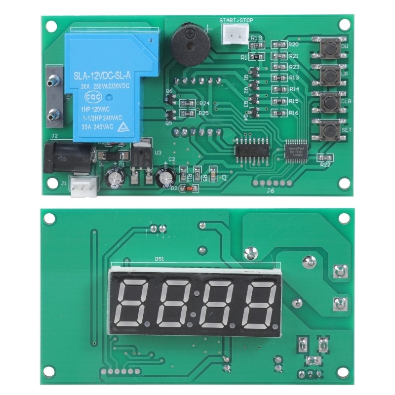 LED Display Timer Control Circuit Board 30V 250V Capacity For Automateds Systems