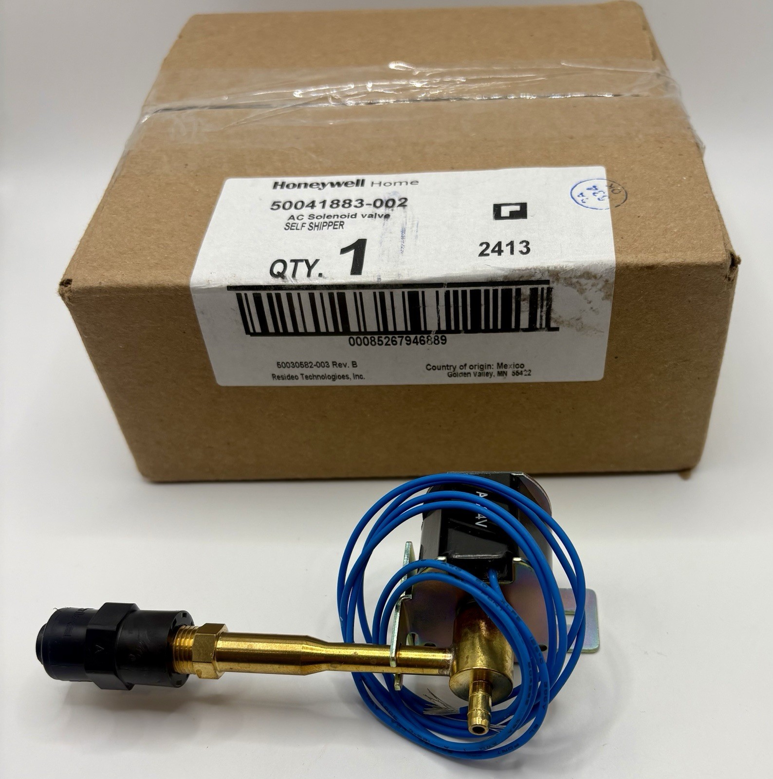 Honeywell 50041883-002 AC Solenoid Valve for HE100 and HE200