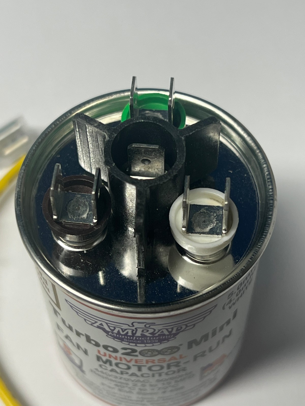Turbo200 Mini UNIVERSAL FAN MOTOR-RUN CAPACITOR 2.5 TO 15 MFD 440/370VAC