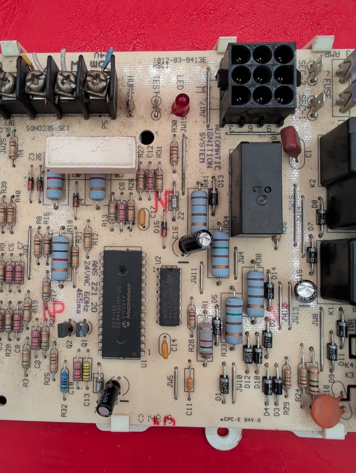 Carrier Bryant Payne HK42FZ009 Furnace Control Board HSCI 1012-940-L