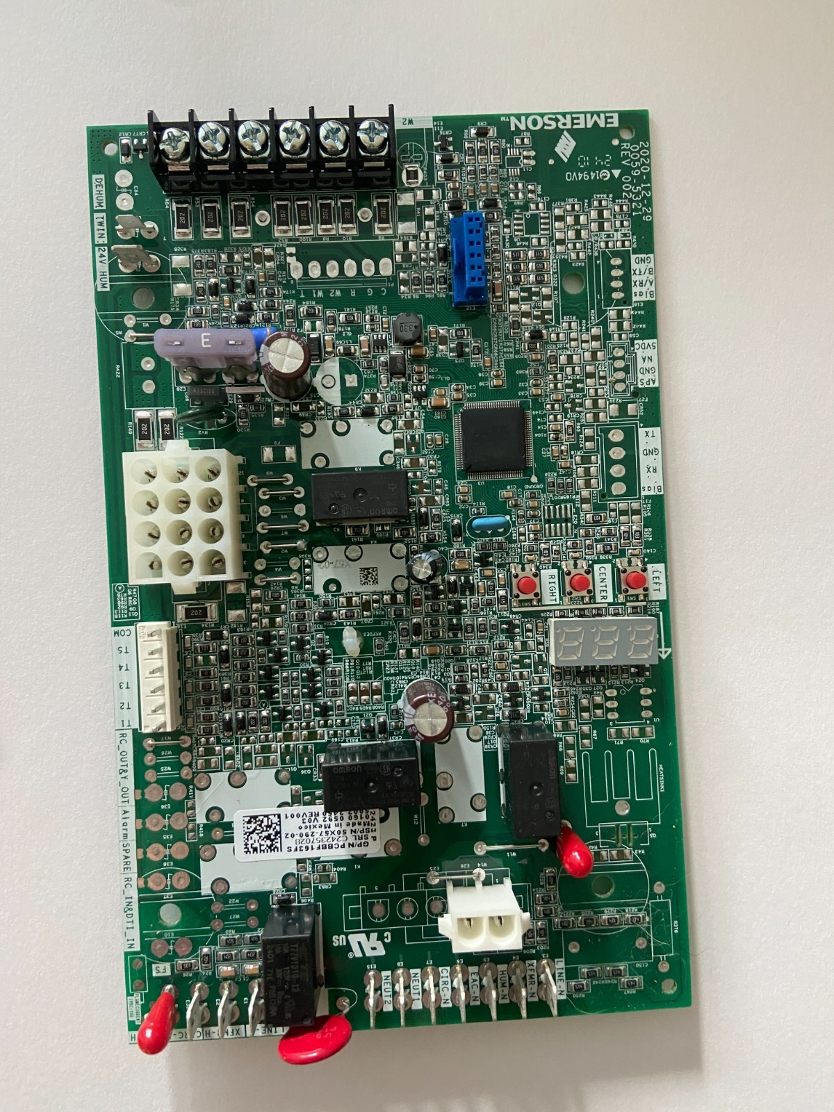 Goodman Furnace Control Board- New Open Box- PCBBF163FS- Emerson