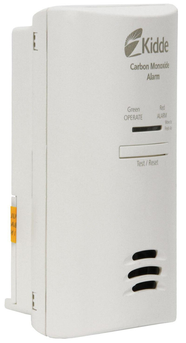 Kidde Carbon Monoxide Alarm – AC Powered (Battery Backup) – Pack of 6
