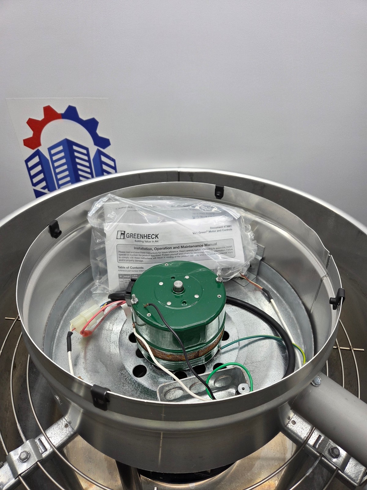 Greenheck / CUE-095-6-V6-1-19-X / 115V / Centrifugal Downblast Exhaust Fan