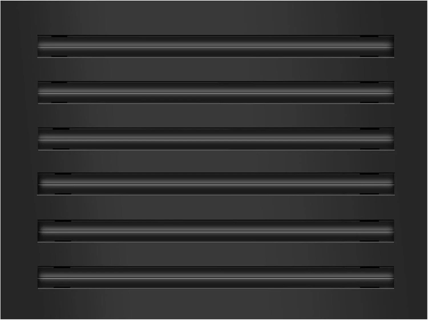 16×12 Black Aluminum AC Vent Cover Ceiling Wall Floor