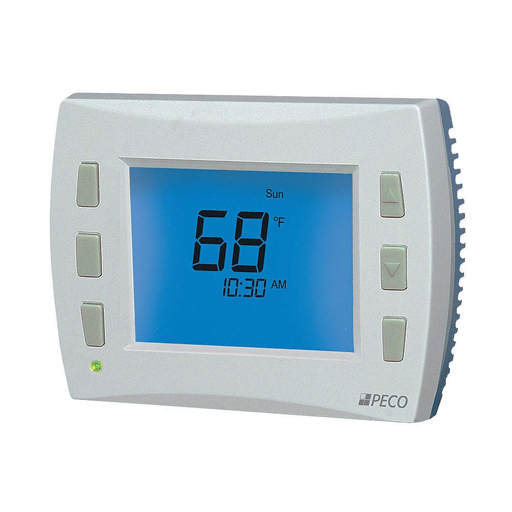 PECO T8532-001 Low Volt Prog Tstat Heat/Cool,20/30V AC 6FFW8