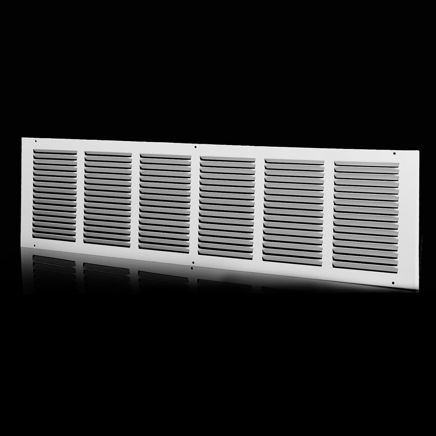 Elegant 30×6 Return Air Grille with Steel Finish – Maximize Airflow & Efficiency