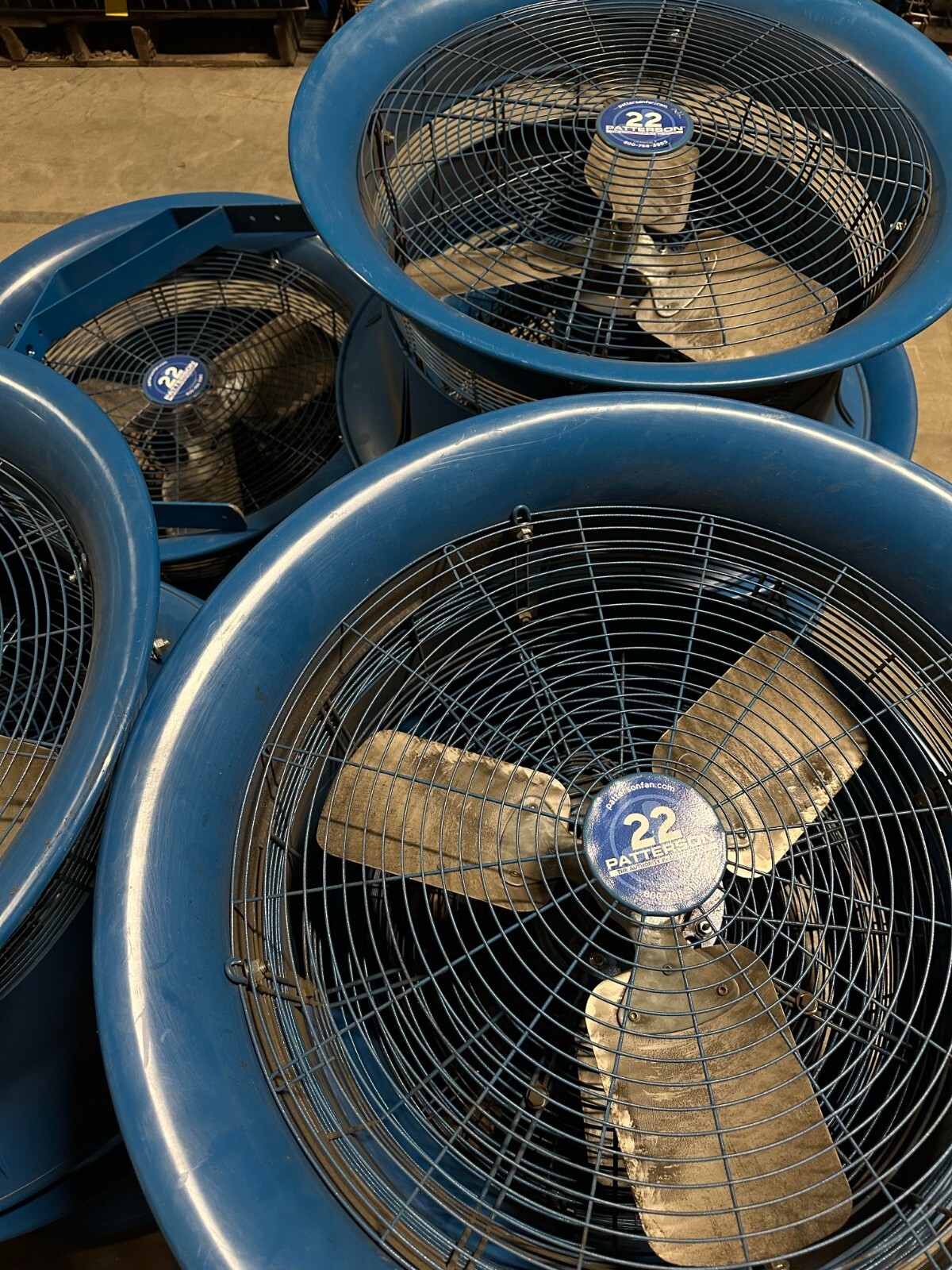22” Patterson Fans With Mounting Brackets