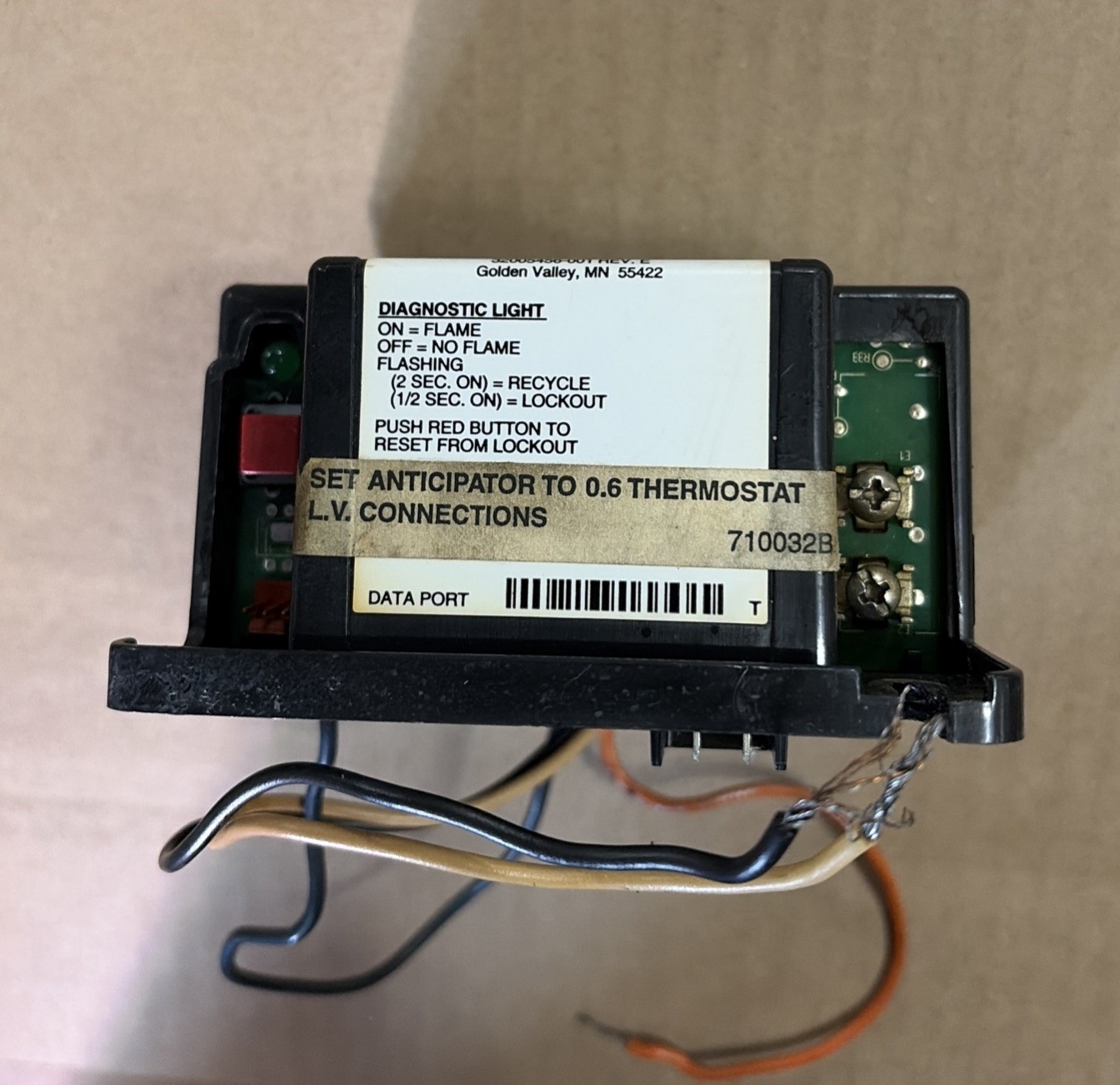Beckett by Honeywell R7184a 1075 Interrupted Ignition Oil Primary Control Module