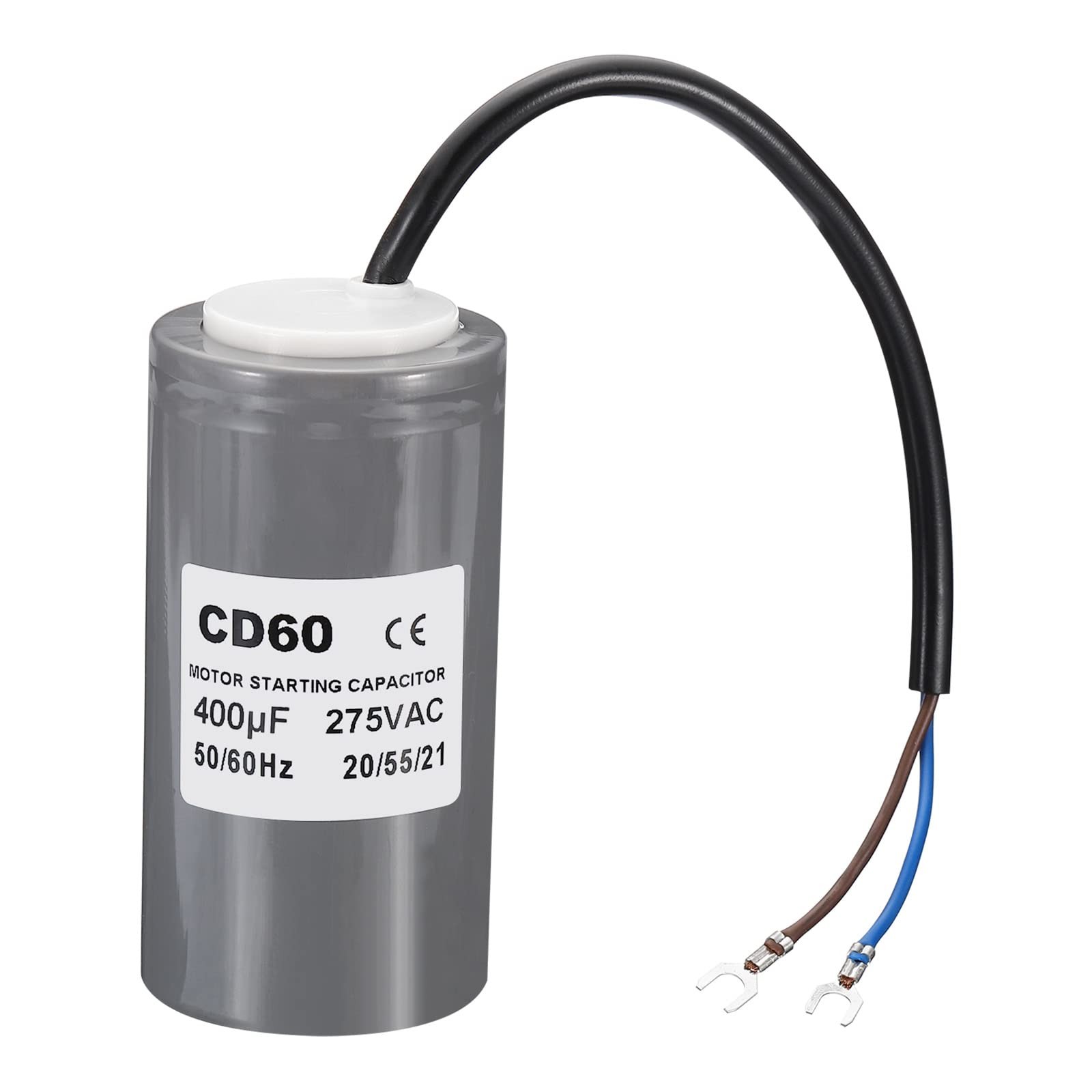 PATIKIL CD60 Running Capacitor, 400uF 275V 2 Wires 50/60Hz Motor Starting…