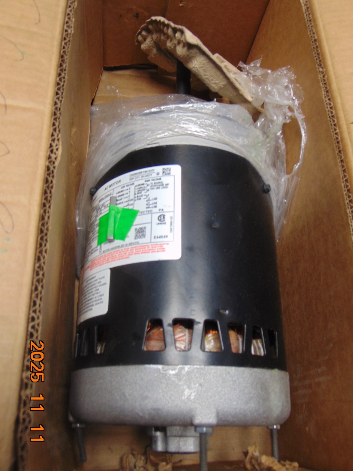 CENTURY H564 1/2HP AC MOTOR 460/200-230V 3-PHASE 1140 RPM 1827520J