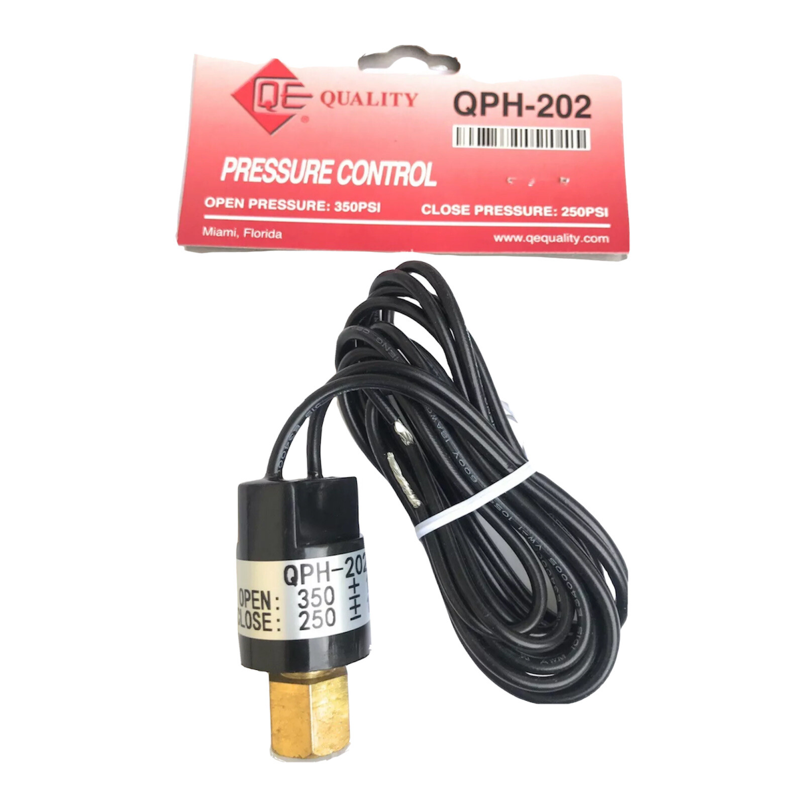 SWITCH HIGH PRESSURE MINI CONTROL OPEN-350 PSI /CLOSE-250 PSI ( 3 PIECES )