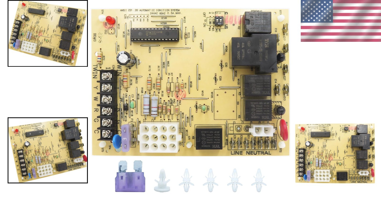 Automatic Gas Control Board 50A55-743 for Reliable Amana/Goodman Performance
