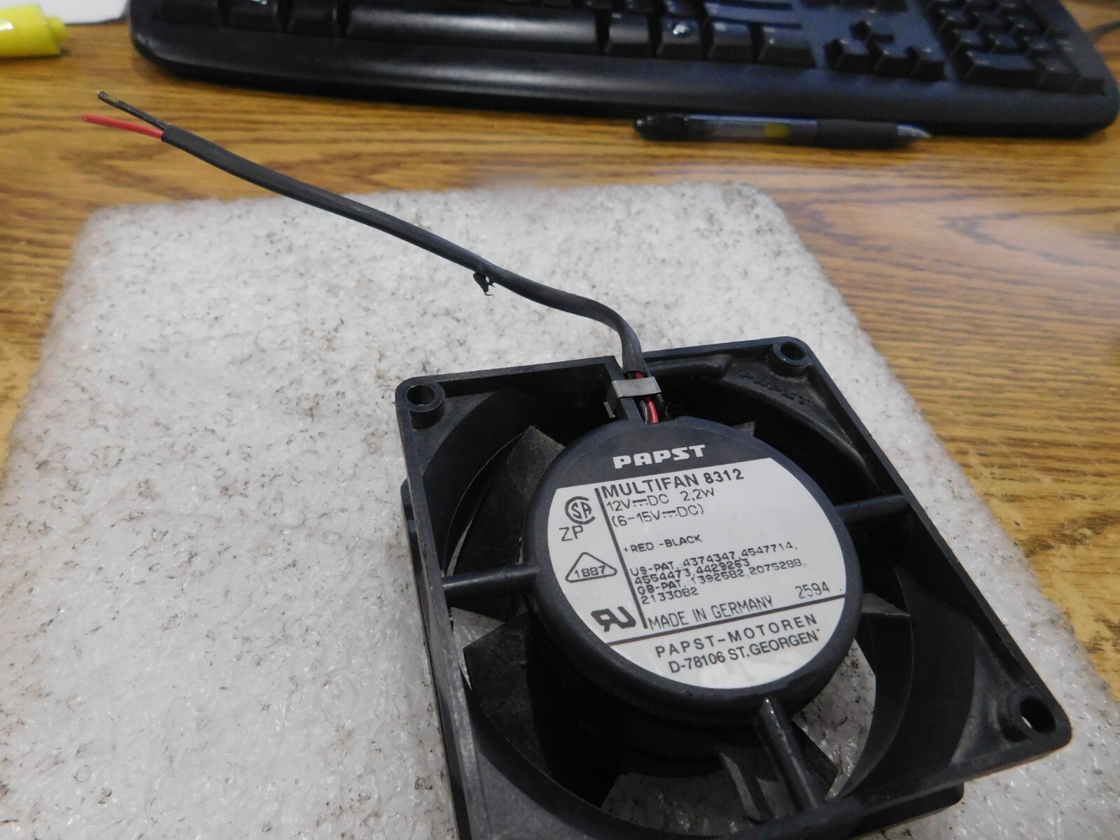Papst / Papst – Motoren Multifan 8312 Fan. 12V DC, 2.2W