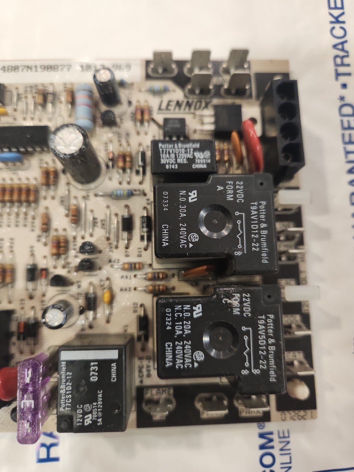 Lennox 100973-01 Furnace Control Circuit Board 1012-969 Used Tested OK
