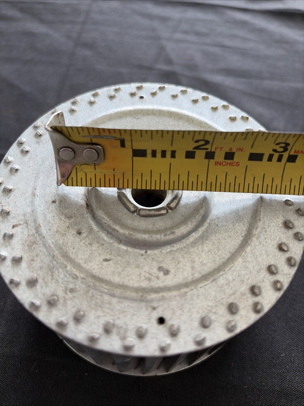Centrifugal Impeller Fan Wheel 4.25” Dia 2.5” Width
