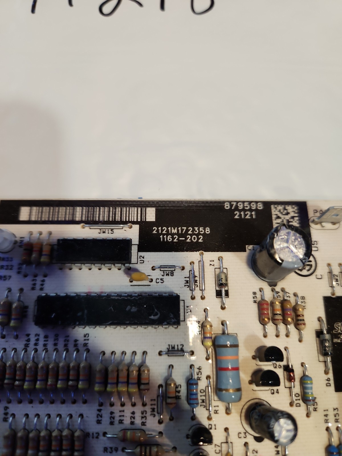 Source 1 1162-83-202 REV.A Furnace Control Board 879598 1162-202