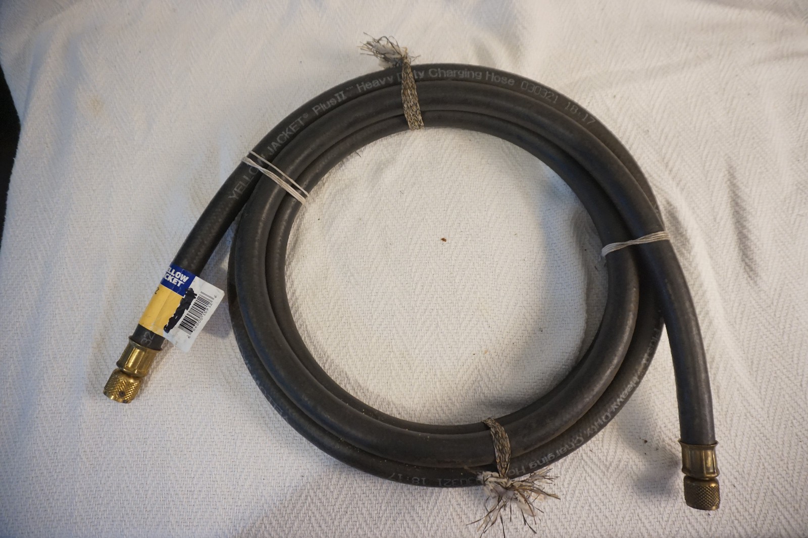 Yellow Jacket 15912 Refrigerant Charging/High Vacuum Hose, 1/2 in Nominal, 12 ft