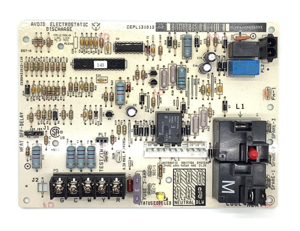 Carrier Bryant HK42FZ036 Furnace Control Circuit Board – NO PLASTIC FRAME