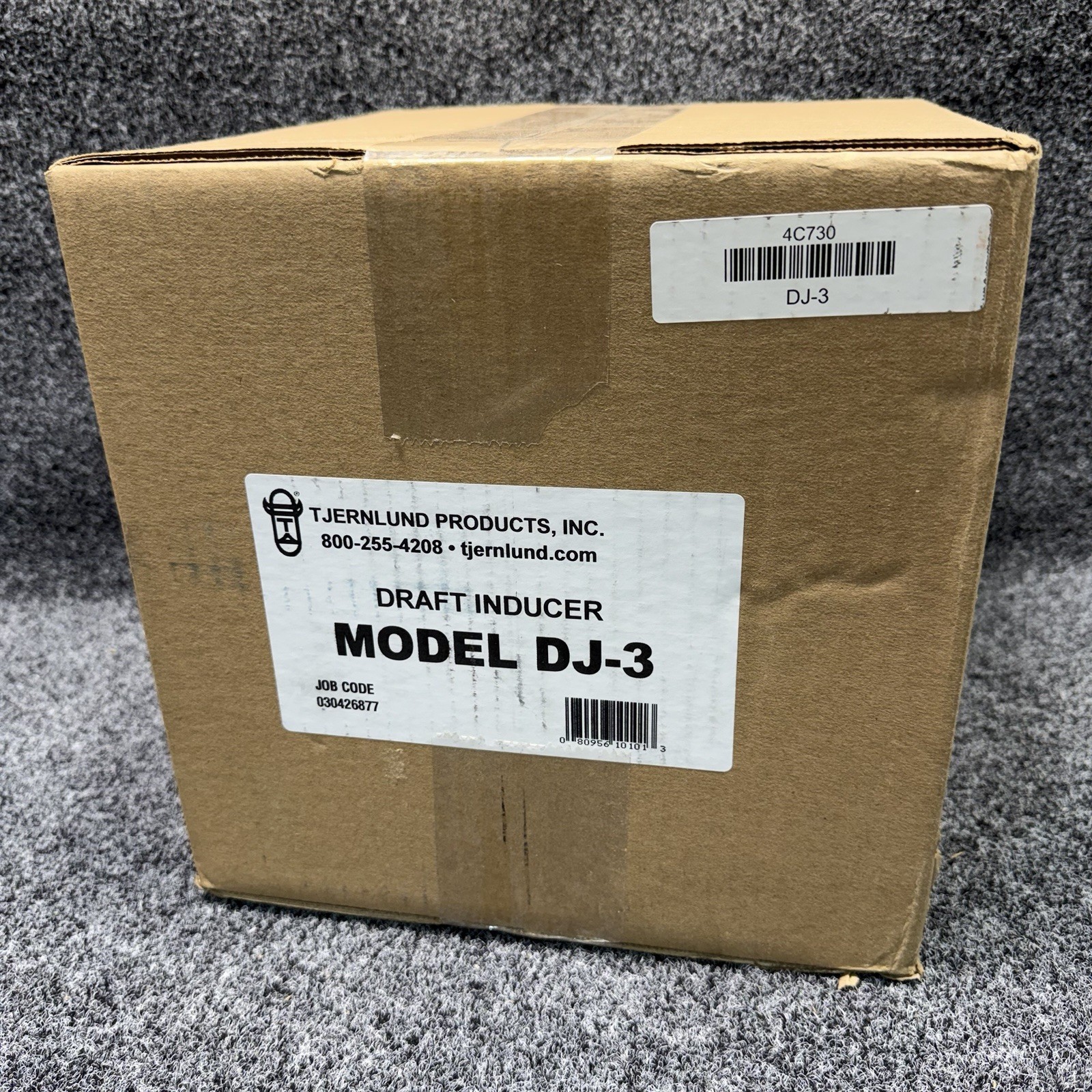 Tjernlund Model DJ-3 Draft Inducer 115V, for 3″ in to 6″ in Pipe