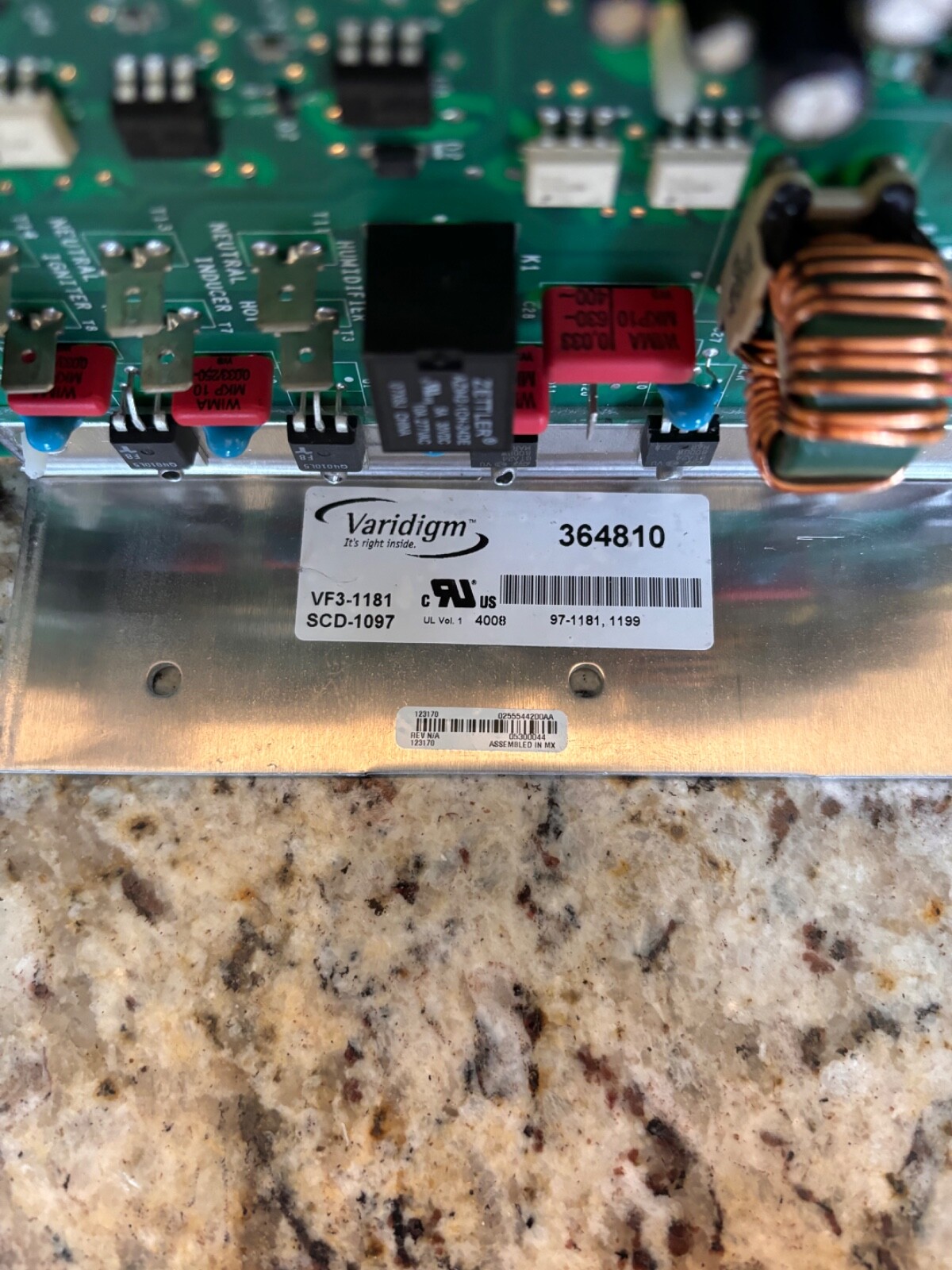 VARIDIGM 364810 Furnace Control Circuit Board SCD-1097 VF3-1181 30 DAYS Free SHP
