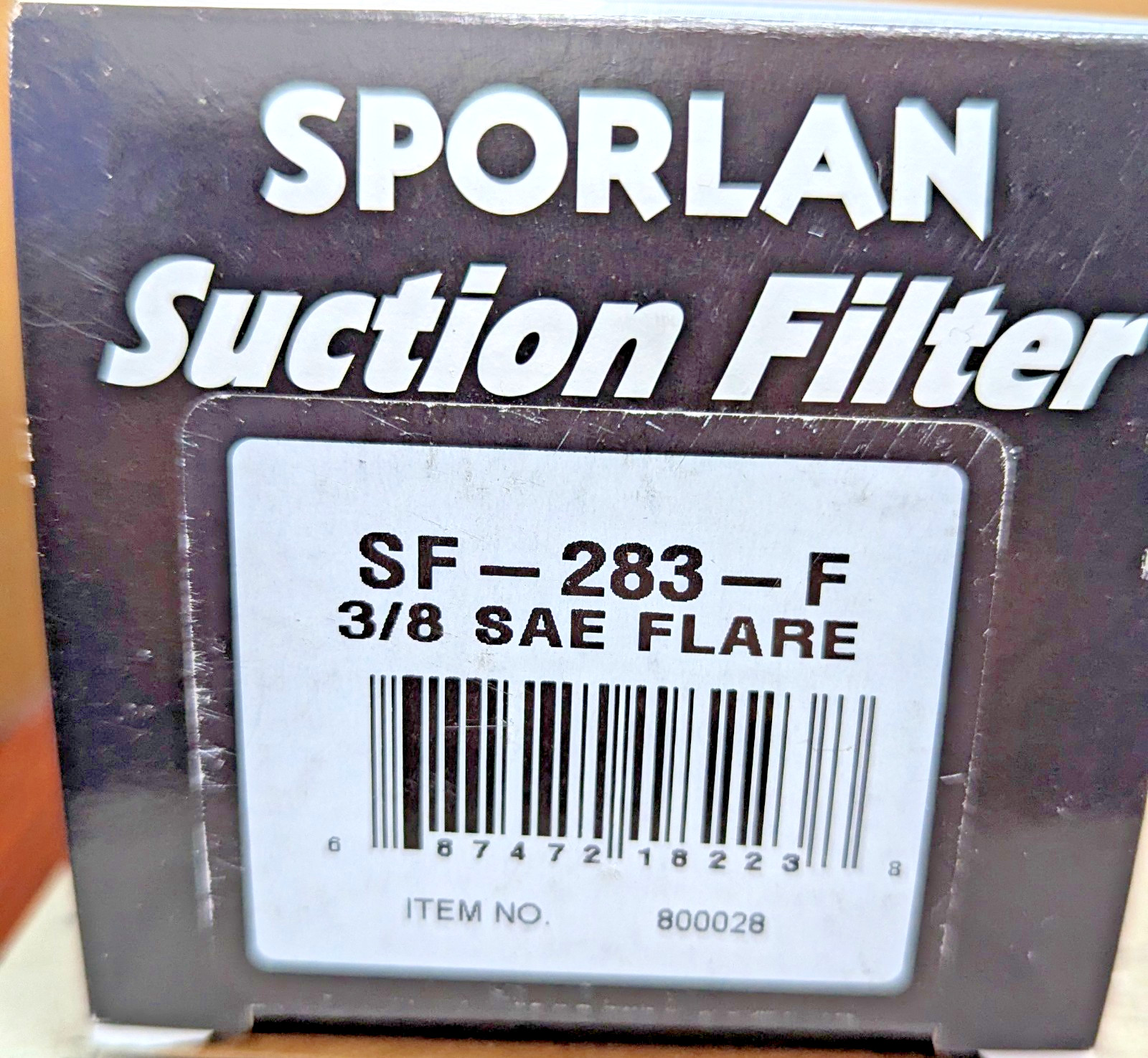 Sporlan SF-283F 800028 3/8″ SAE Flare Suction Line Filter Drier [B6S1]