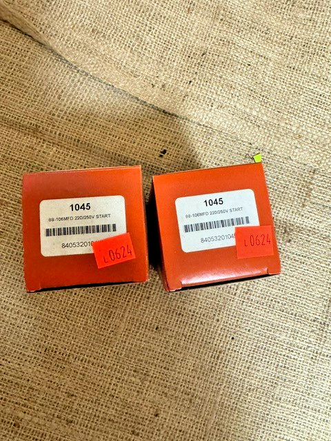 *LOT OF 2*88-106MFD Motor Start Capacitor 220/250V *New