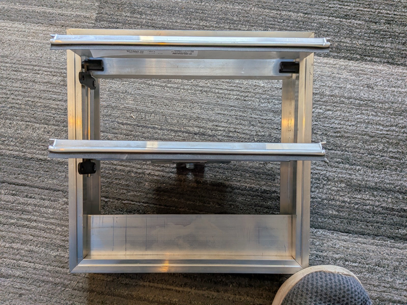 Ruskin 10x10x2 Volume Control Damper HVAC Air Flow Duct Damper – No Motor