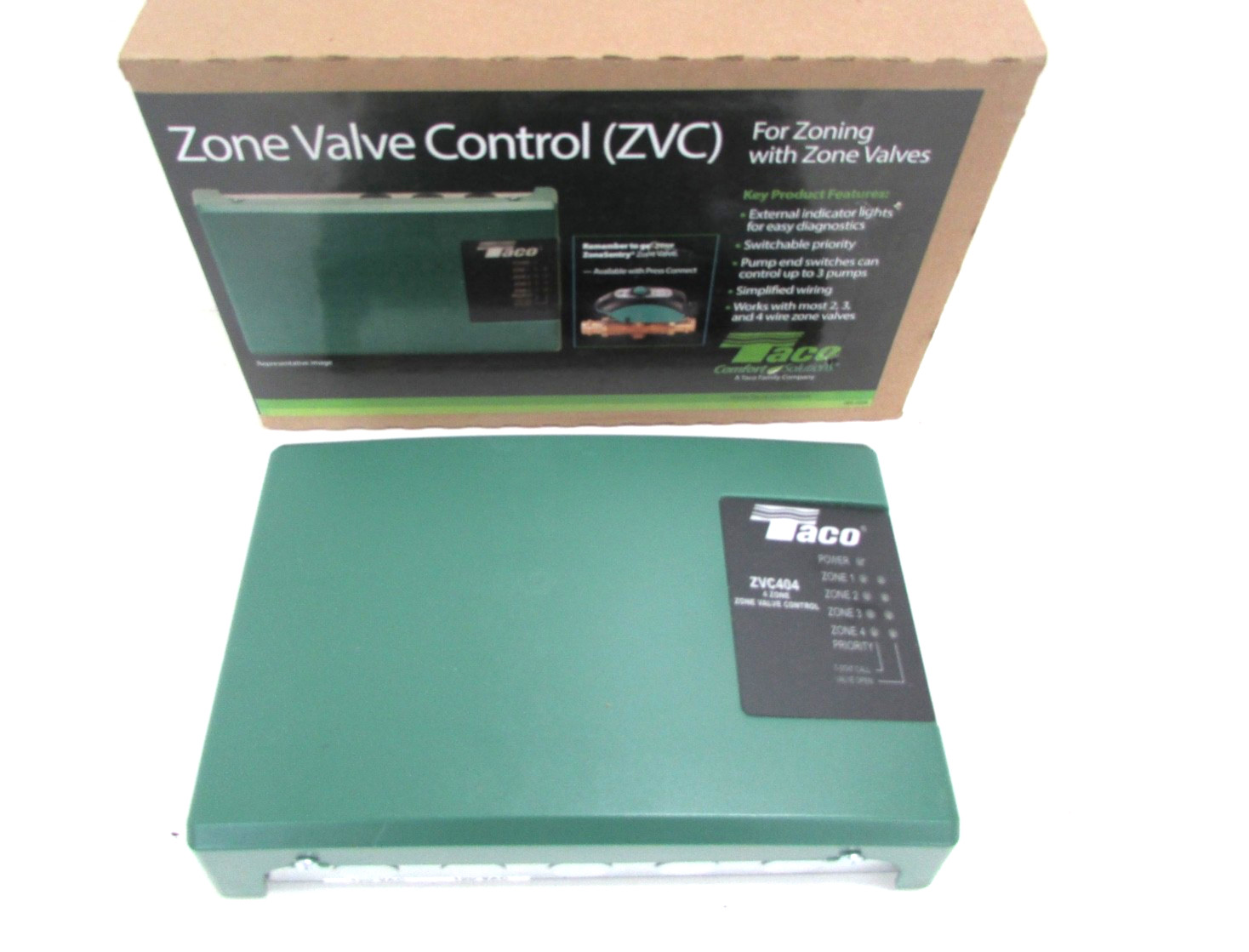 ZVC404-4 Zone Valve Control Compatible With Taco NEW IN BOX