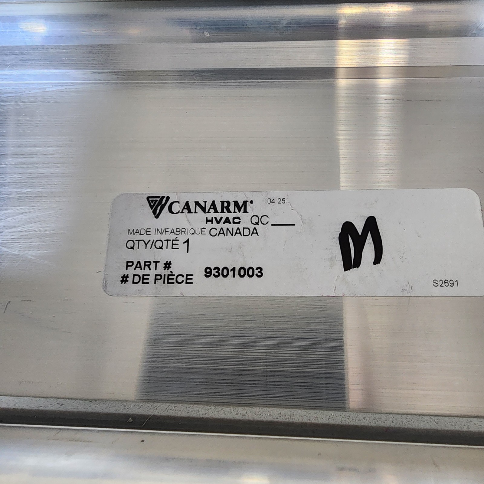 Canarm HVAC 15″ x 15″ Backdraft Damper 9301003