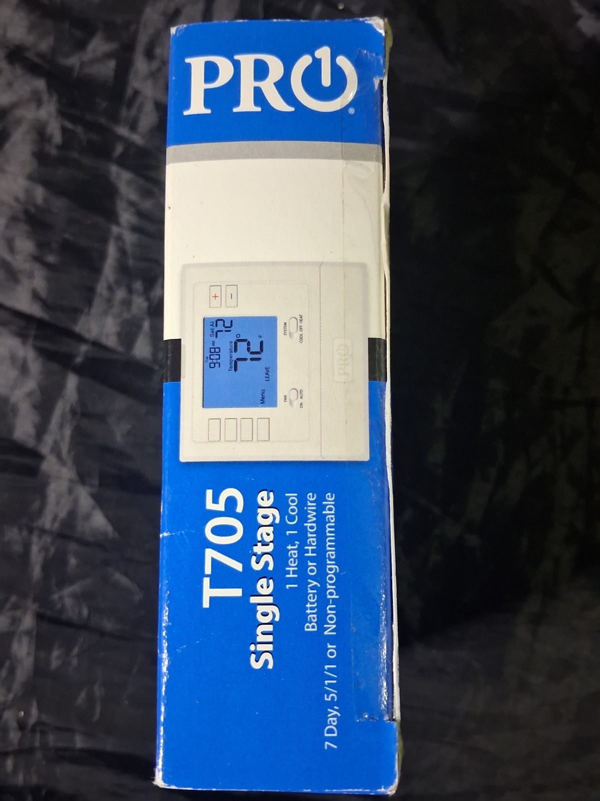 PRO1 T705 1 Heat/1 Cool Programmable Thermostat 7-Day/5-1-1 Digital C-Wire