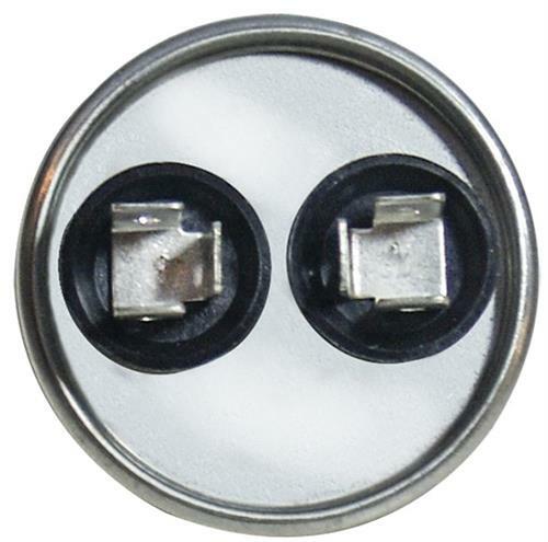 GE / Genteq 40 uf 370 VAC Round Run Capcom Capacitor C340R 97F9614